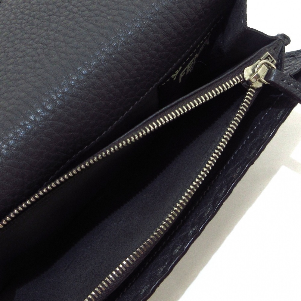 Fendi Long Wallet Python Beige Brown - image 4